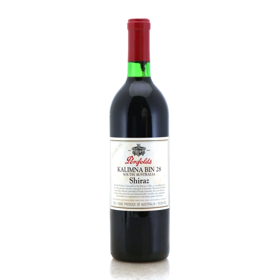 Image for Penfolds Kalimna Bin 28 Shiraz 1992