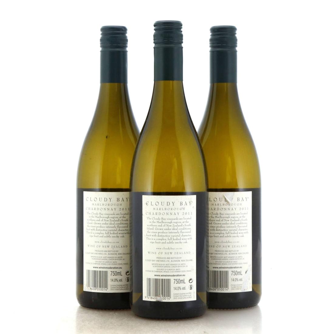 Image for Cloudy Bay Chardonnay 2011 x 3