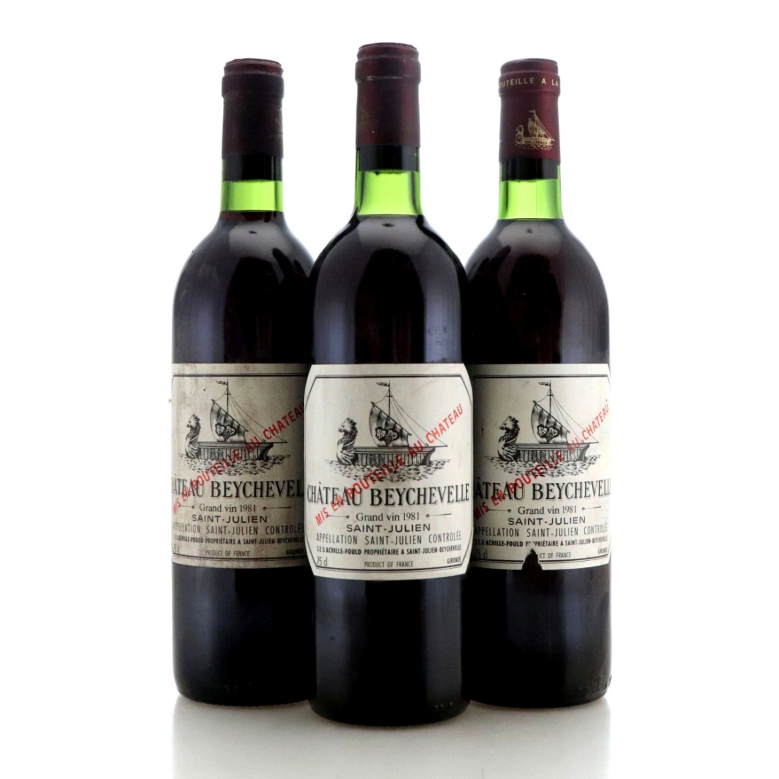 Image for Château Beychevelle 1981 x 3