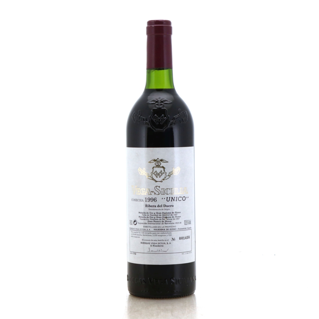 Image for Vega Sicilia "Unico" 1996 Ribera Del Duero