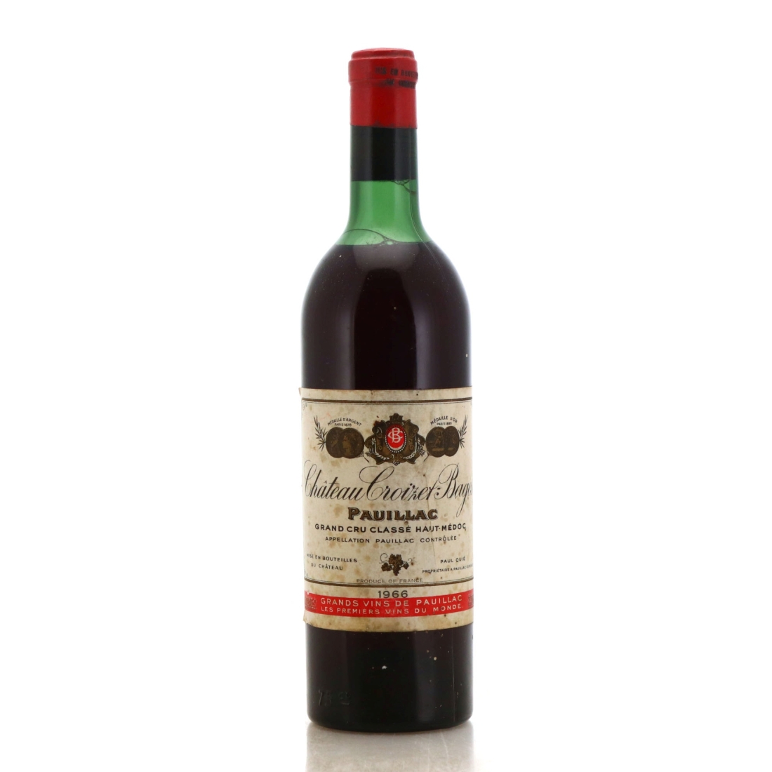 Image for Ch. Croizet-Bages 1966 Pauillac 5eme-Cru
