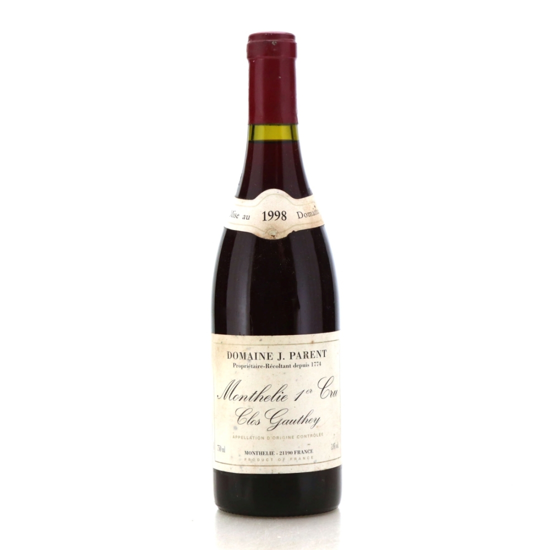 Image for Domaine J. Parent Clos Gauthey 1998