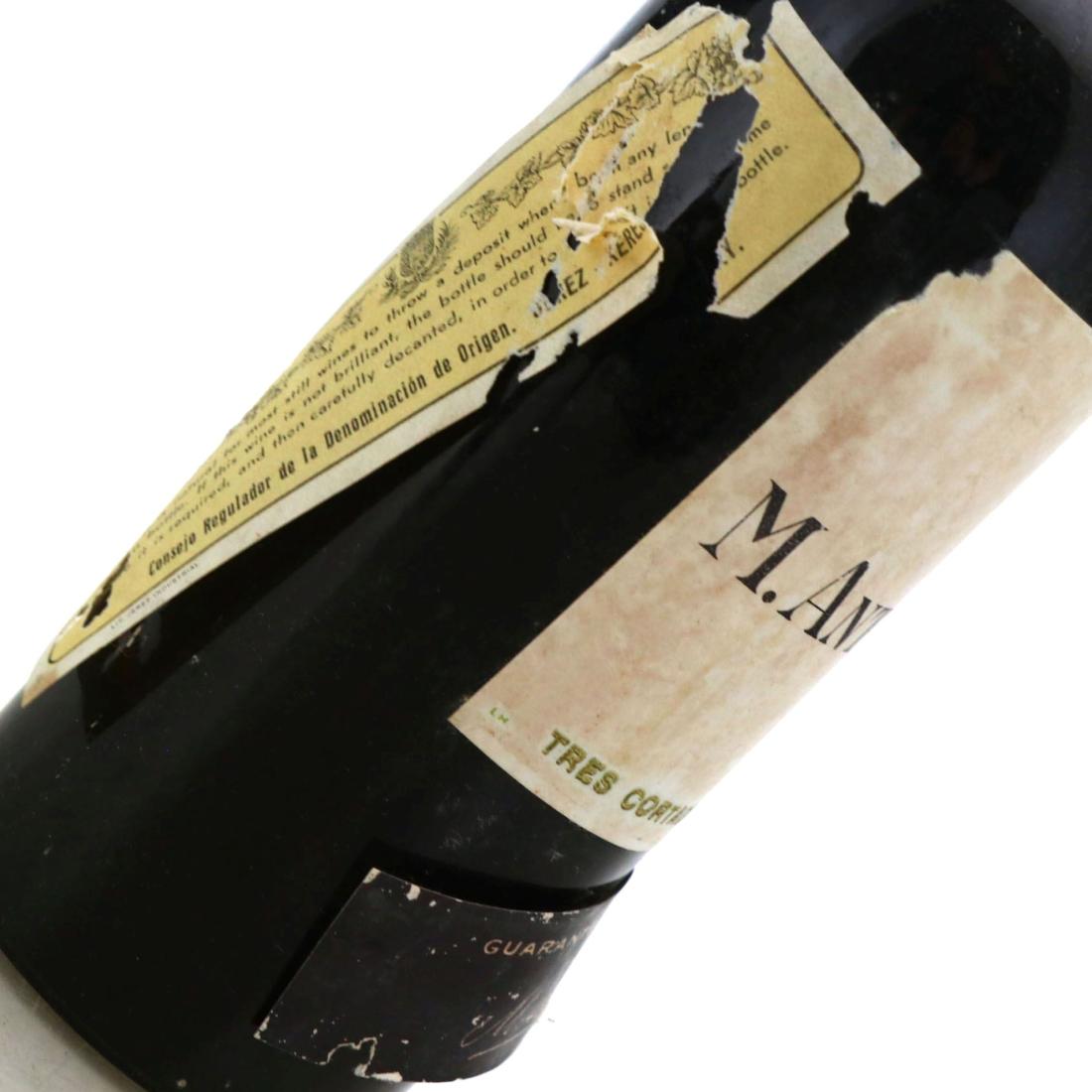 Image for M. Ant. de la Riva Tres Cortados Sherry circa 1940s / Half Bottle