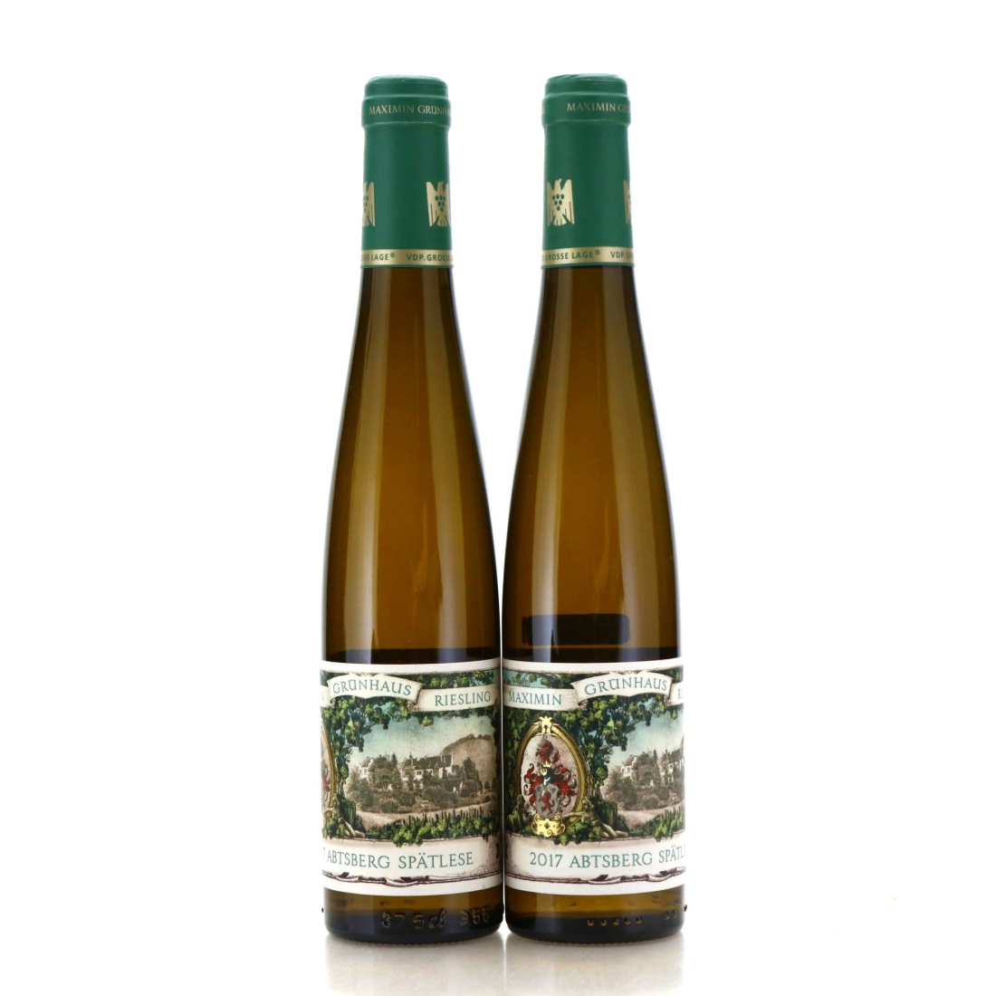 Image for Schubert Maximin Grünhäuser Abtsberg Riesling Spätlese 2017 / 2 x Half Bottle