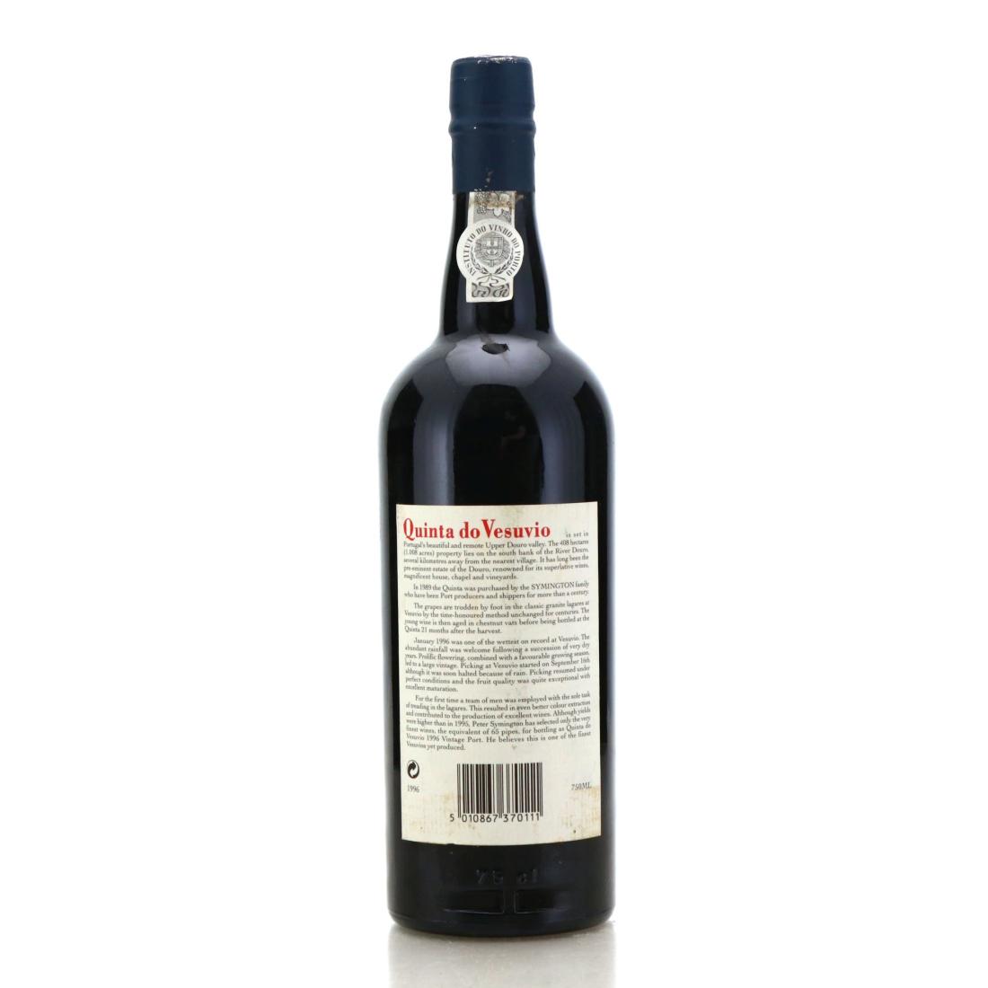 Image for Symington Family Estates Quinta do Vesúvio 1996 Vintage Port