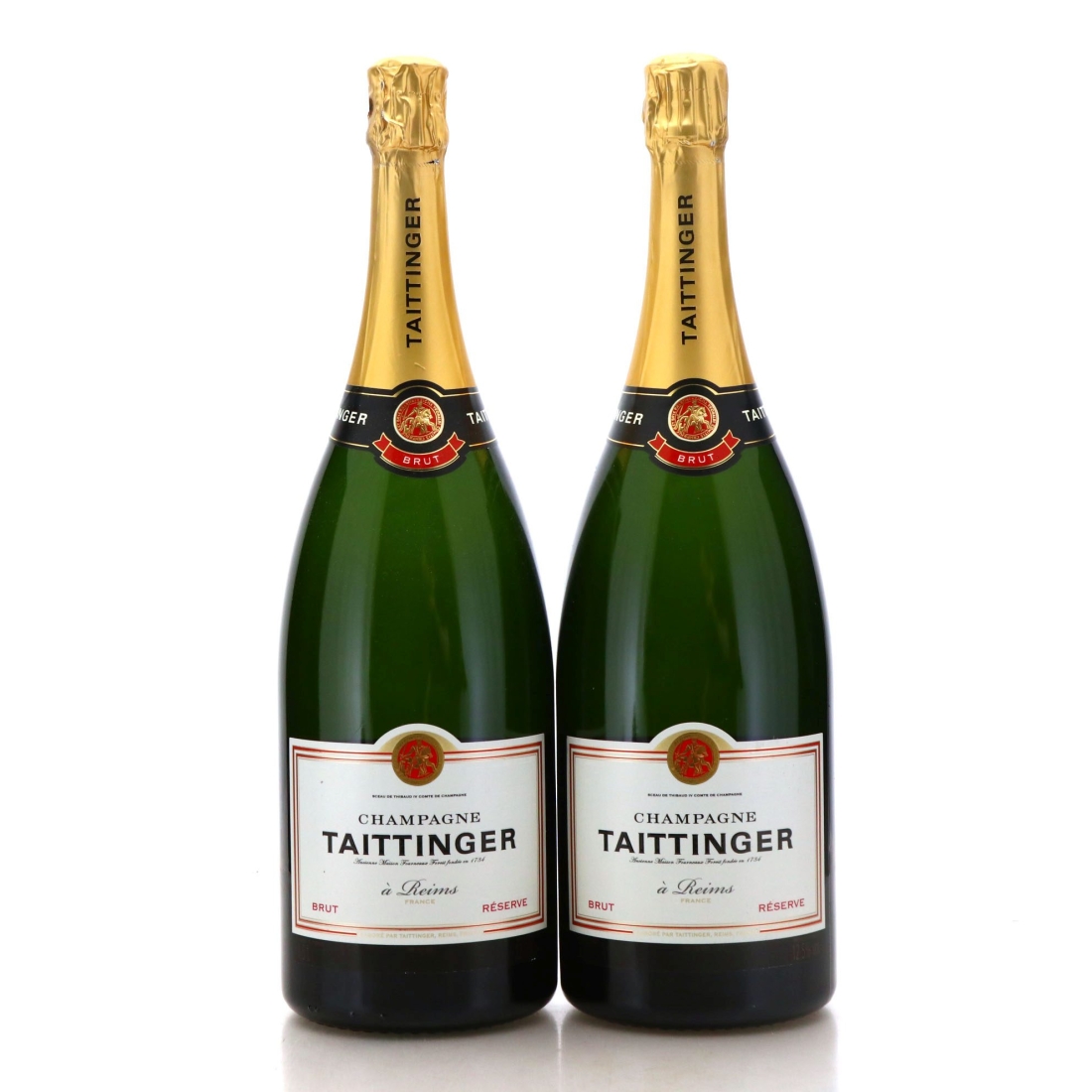 Image for Taittinger Brut Réserve Champagne / 2 x Magnum