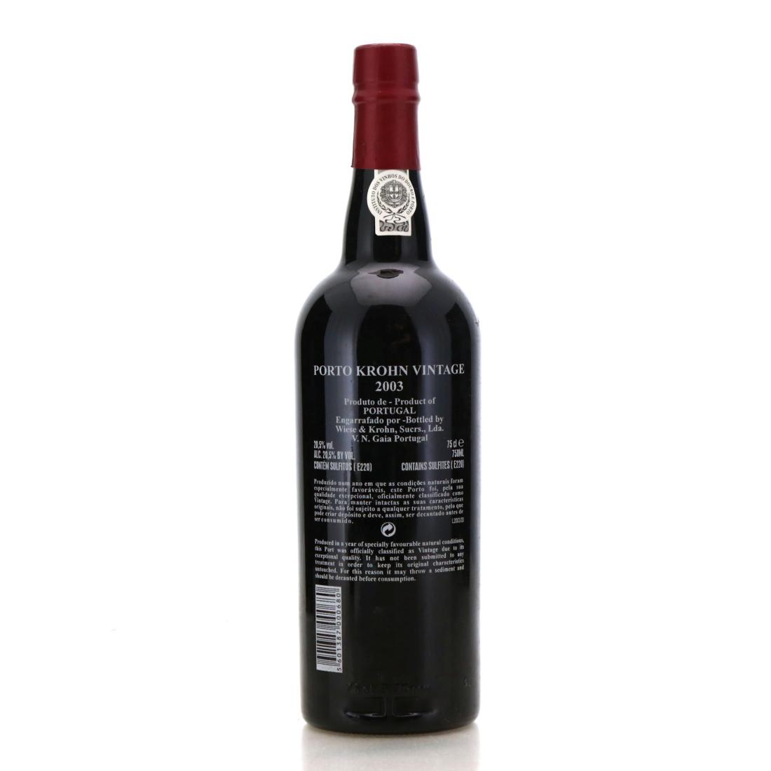 Image for Krohn 2003 Vintage Port