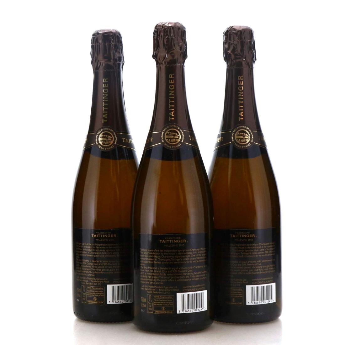 Image for Taittinger 2015 Vintage Champagne x 3