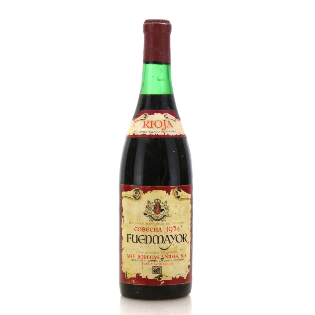 Image for Age Bodegas Unidas Fuenmayor 1954