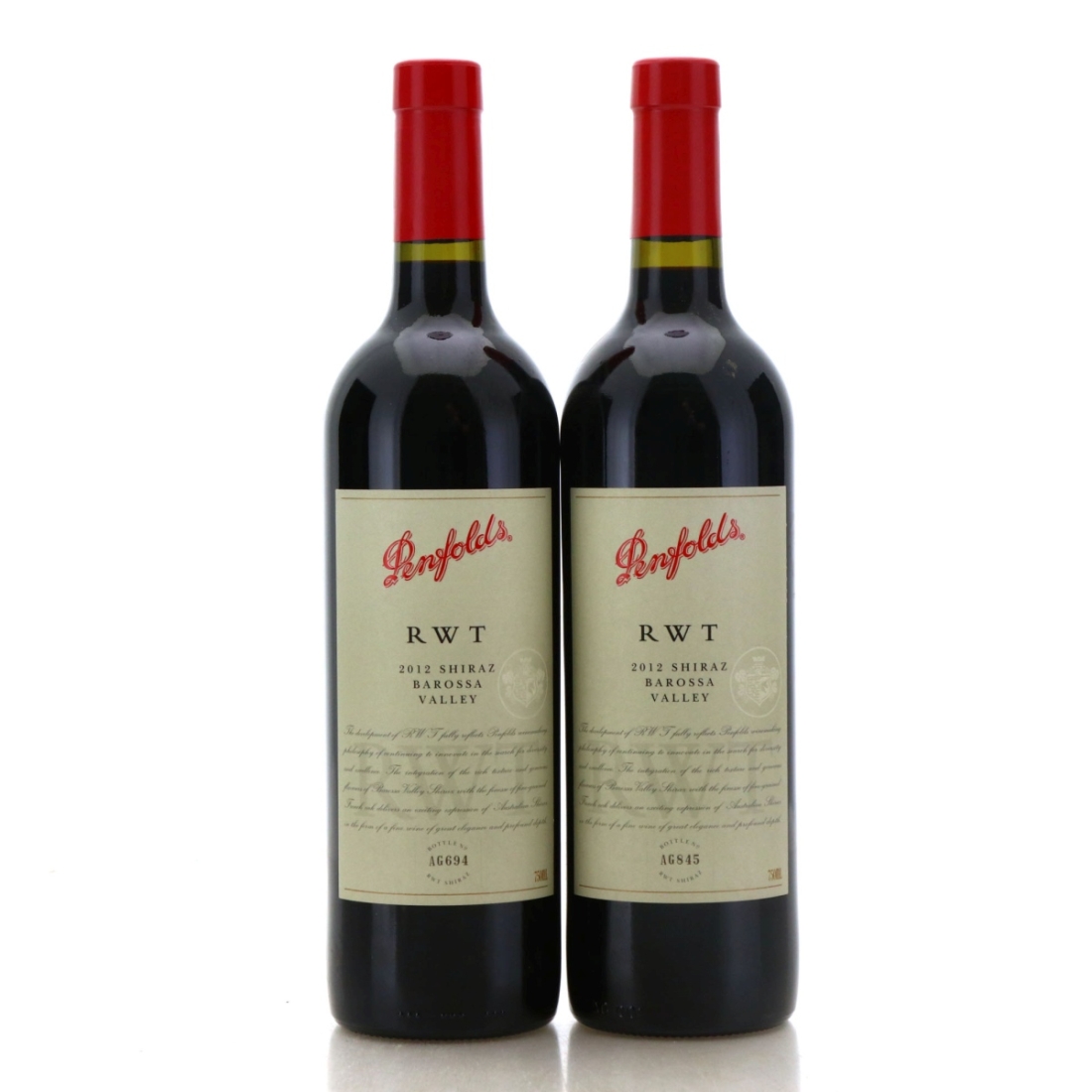 Image for Penfolds RWT Shiraz 2012 x 2