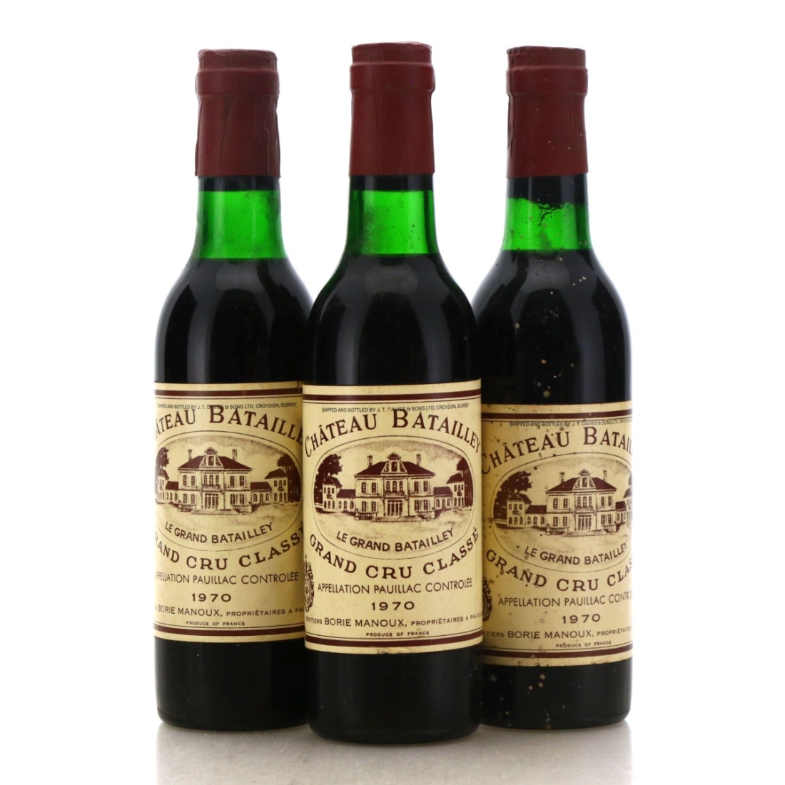 Image for Château Batailley 1970 / Half Bottle x 3