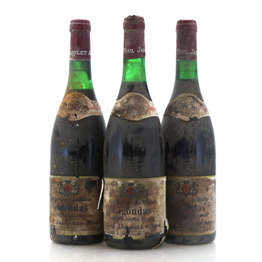 Image for Paul Jaboulet Aîné Vin des Côtes-du-Rhône 1979 x 3