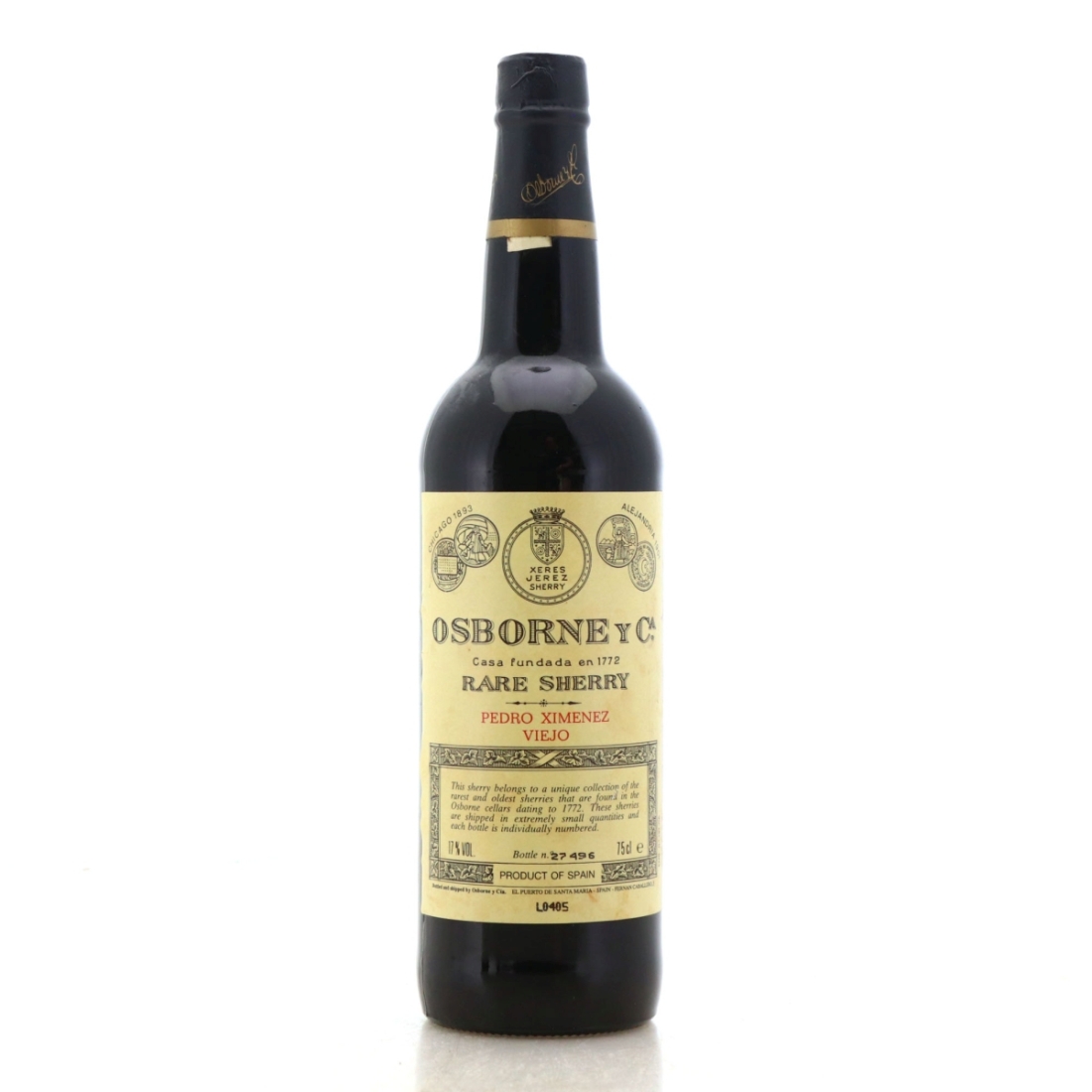 Image for Osborne Pedro Ximenez Viejo Rare Sherry