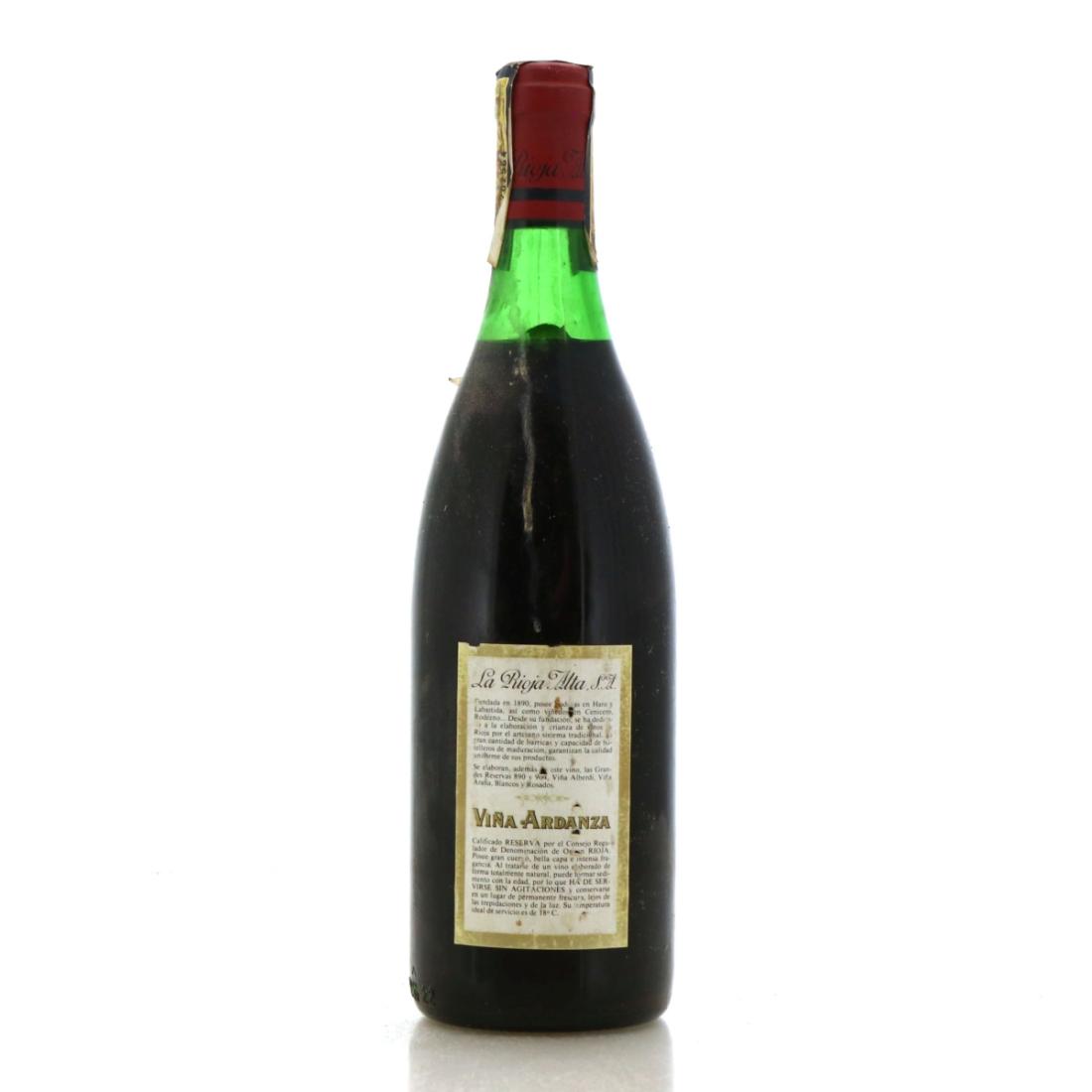 Image for La Rioja Alta Viña Ardanza 1981