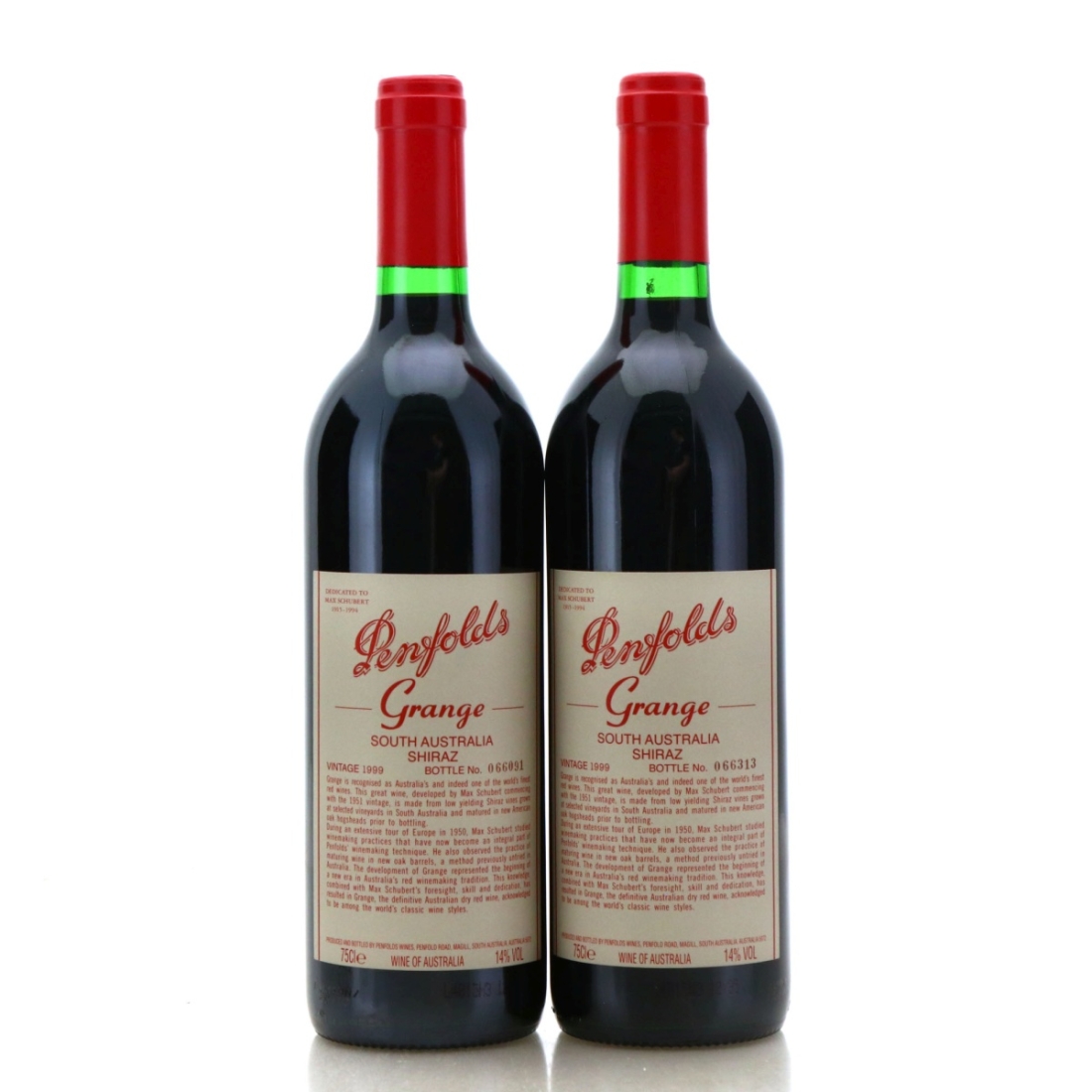 Image for Penfolds Grange 1999 x 2