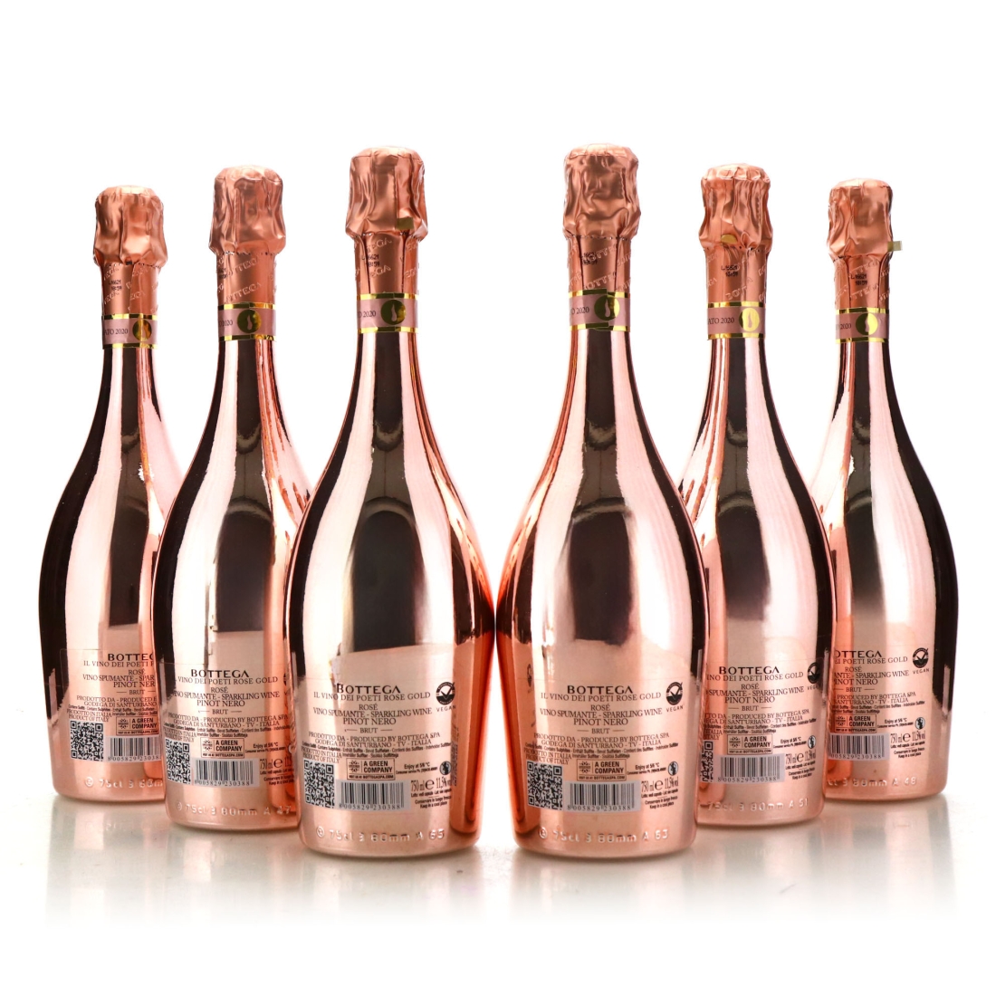 Image for Bottega Rose Gold Spumante Pinot Nero 2020 Millesimato Sparkling Rosé x 6