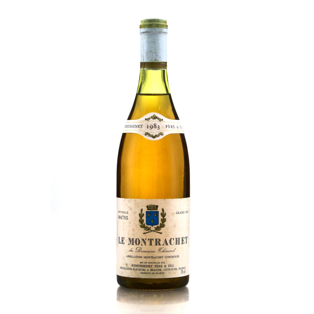 Remoissenet Pere and Fils Domaine Chenard 1983 Le Montrachet Grand-Cru