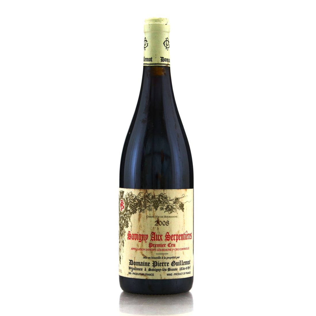 Dom. Pierre Guillemot 2008 Savigny-Aux-Serpentieres 1er-Cru