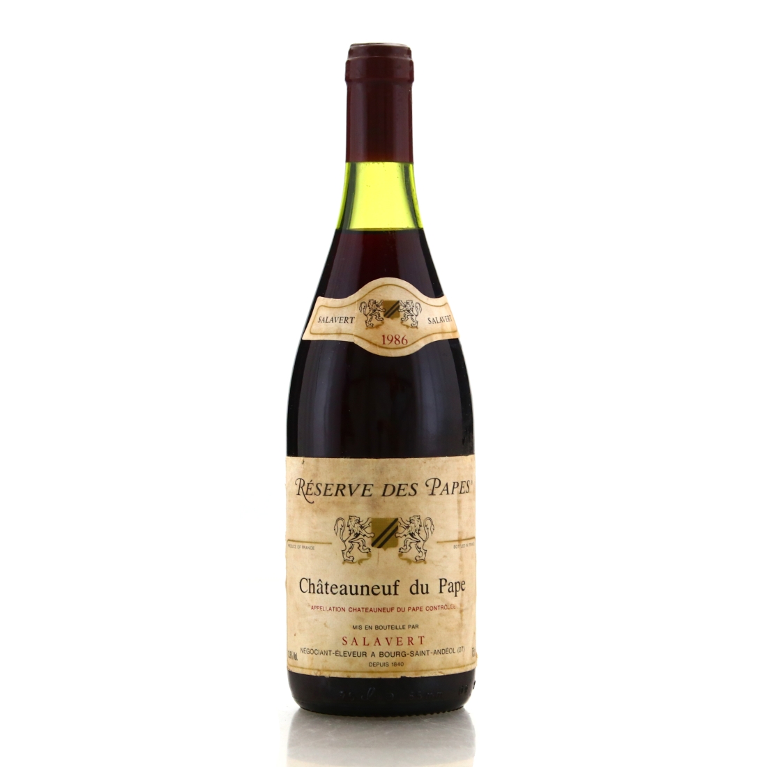 Salavert Réserve des Papes 1986 Châteauneuf-du-Pape