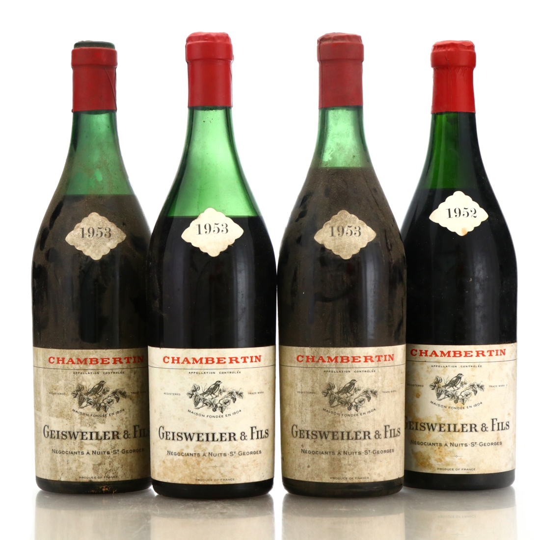 Geisweiler and Fils 1950s Chambertin Grand-Cru
