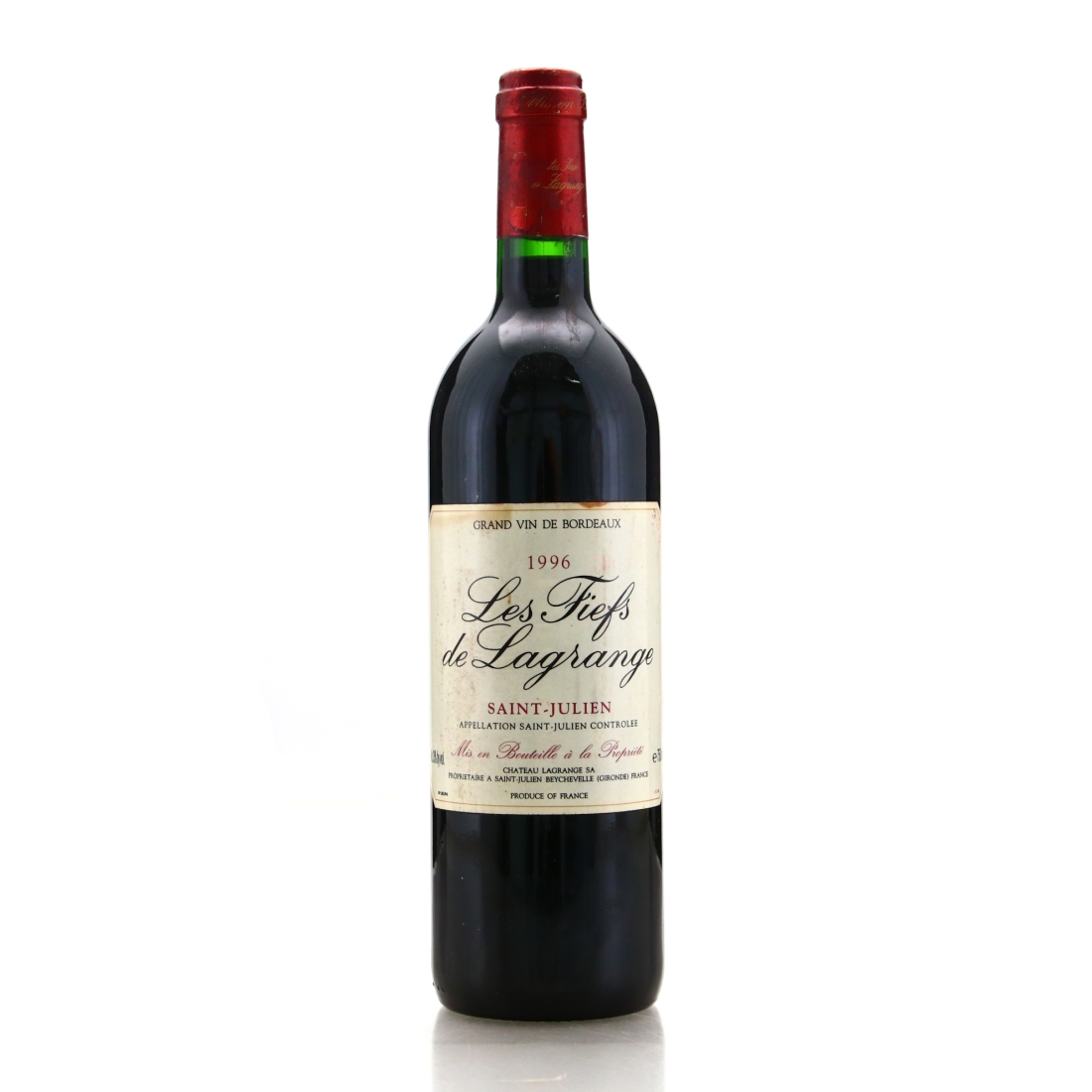 Ch. Lagrange Les Fiefs de Lagrange 1996 St-Julien
