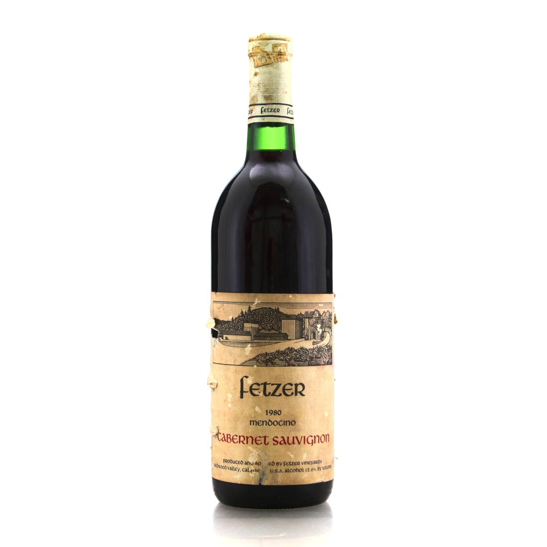 Fetzer Vineyards Cabernet Sauvignon 1980 Mendocino County