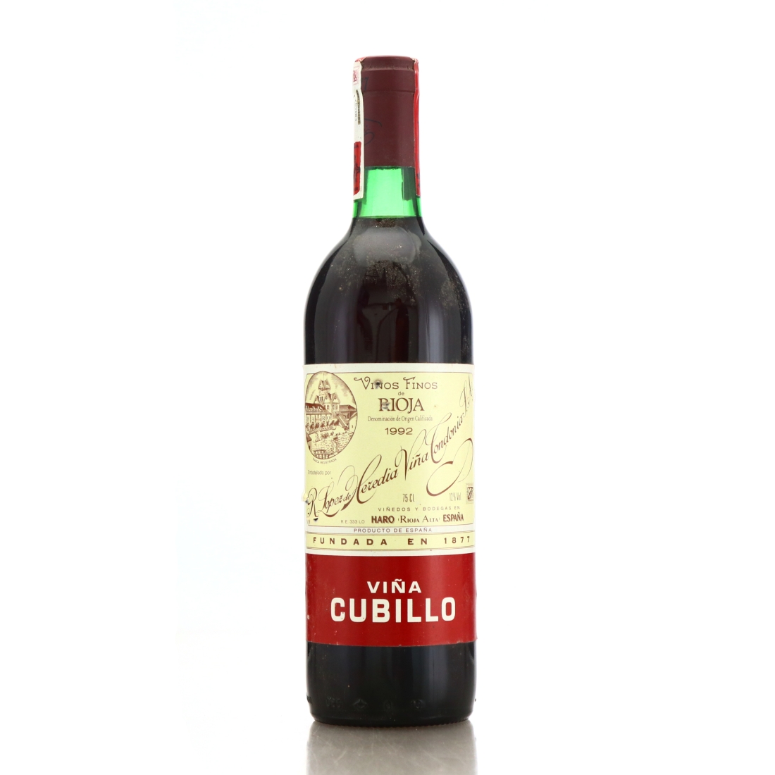 R. Lopez de Heredia Vina Tondonia Vina Cubillo 1992 Rioja