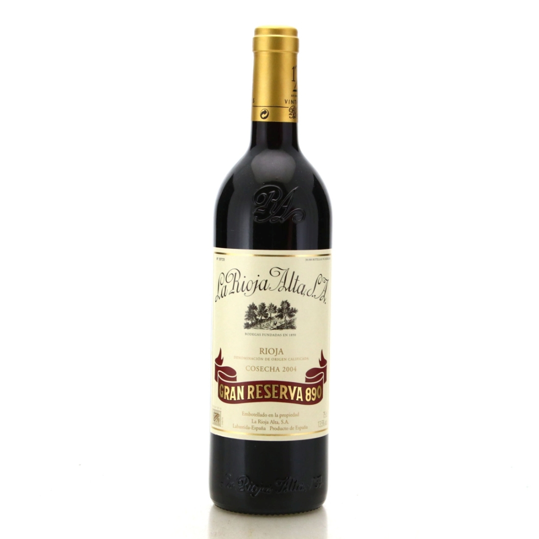 Image for La Rioja Alta 890 2004