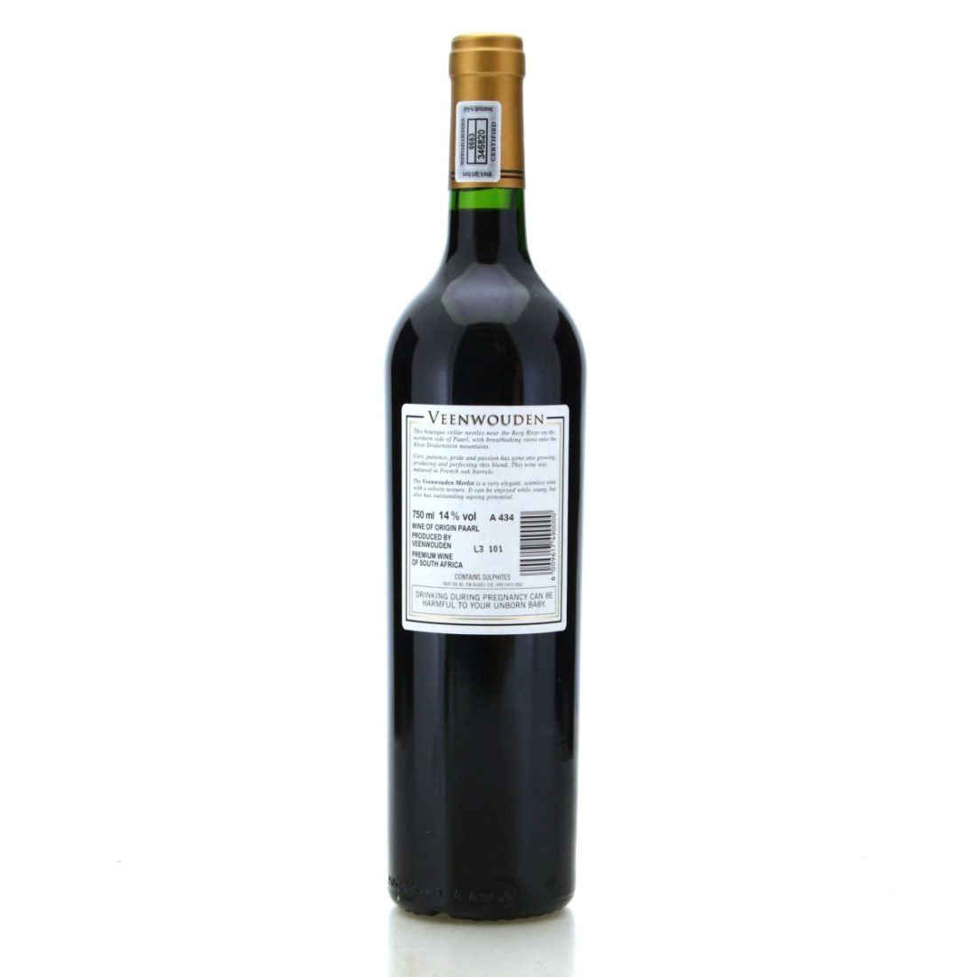 Image for Veenwouden Private Cellar Reserve Merlot 2012