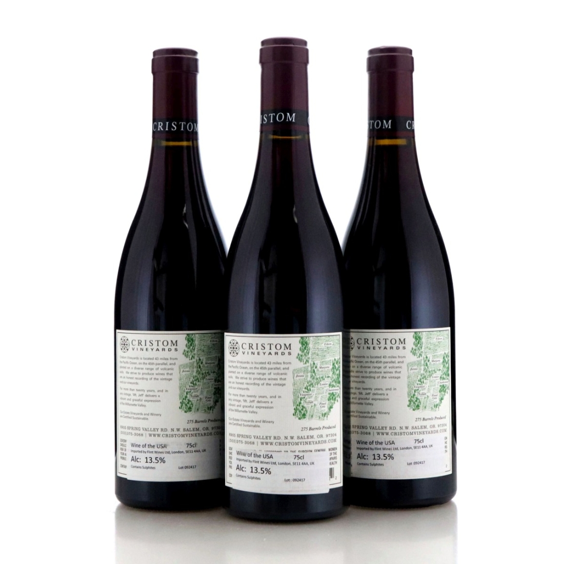 Image for Cristom Vineyards Mt. Jefferson Cuvée Pinot Noir 2016 x 3
