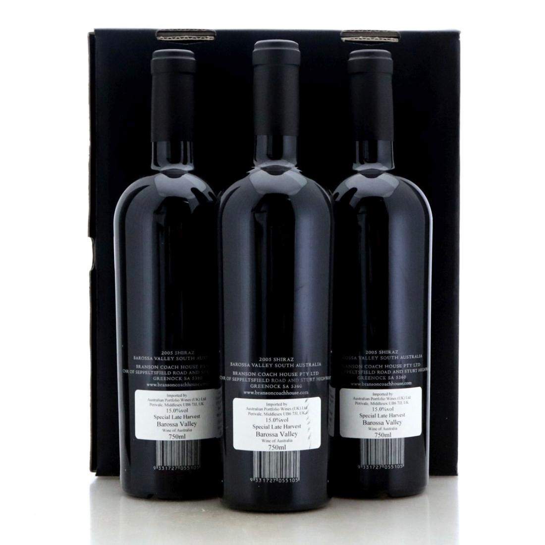 Image for Two Hands Branson Coach House Greenock Rare Single Vineyard Shiraz 2005 x 3