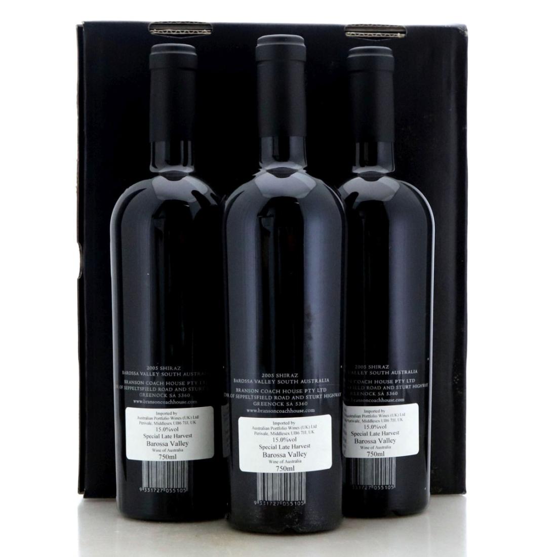 Image for Two Hands Branson Coach House Greenock Rare Single Vineyard Shiraz 2005 x 3