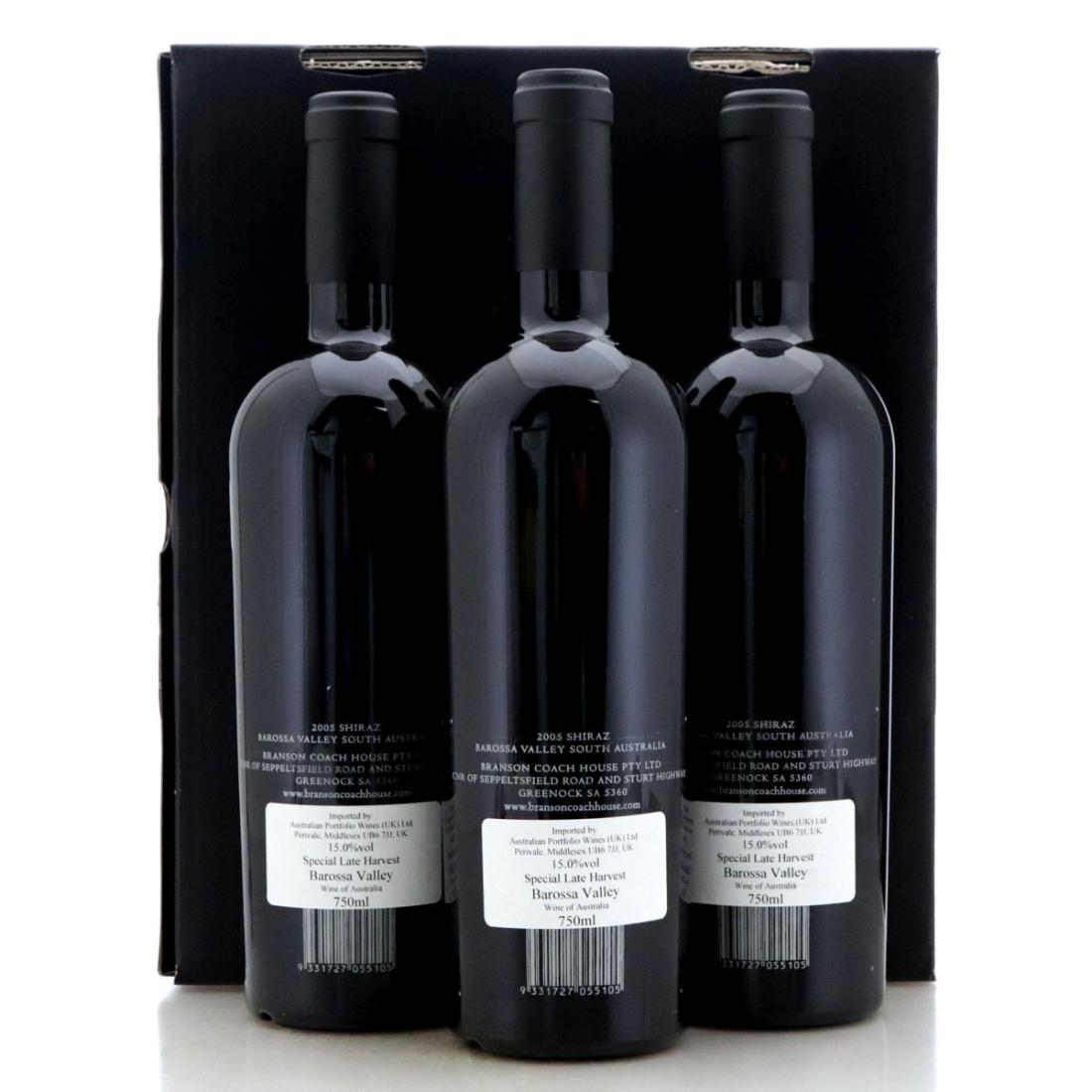 Image for Two Hands Branson Coach House Greenock Rare Single Vineyard Shiraz 2005 x 3