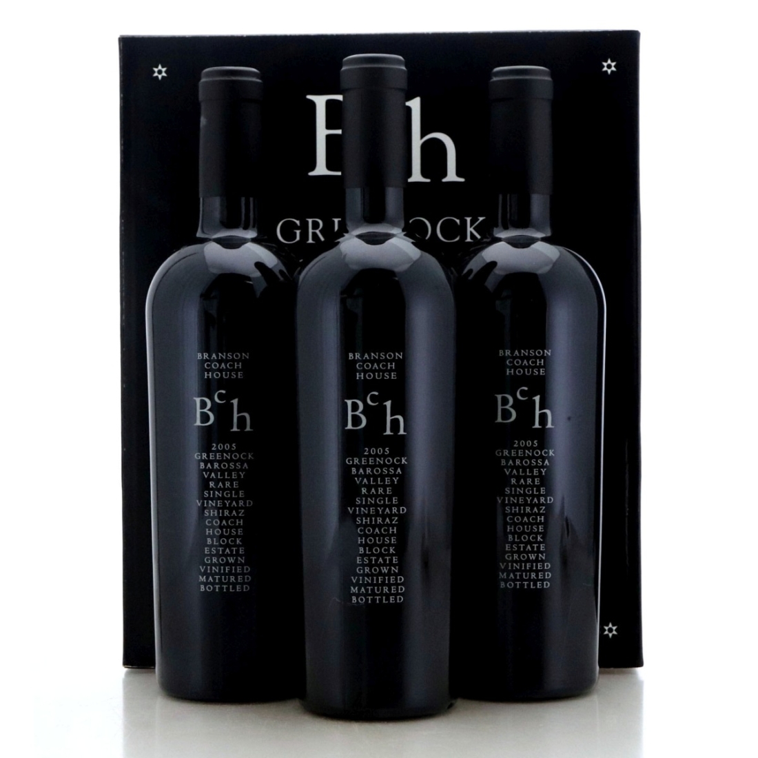 Image for Two Hands Branson Coach House Greenock Rare Single Vineyard Shiraz 2005 x 3