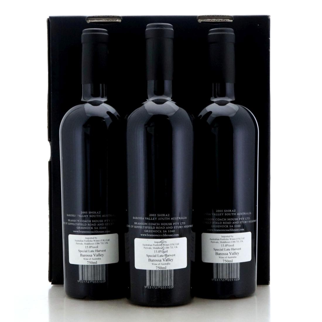 Image for Two Hands Branson Coach House Greenock Rare Single Vineyard Shiraz 2005 x 3