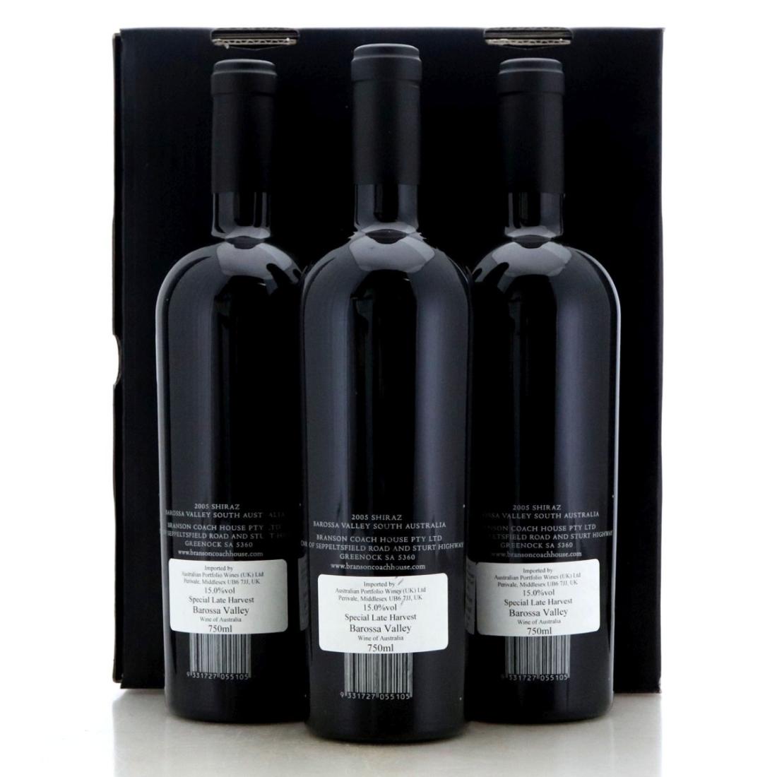 Image for Two Hands Branson Coach House Greenock Rare Single Vineyard Shiraz 2005 x 3