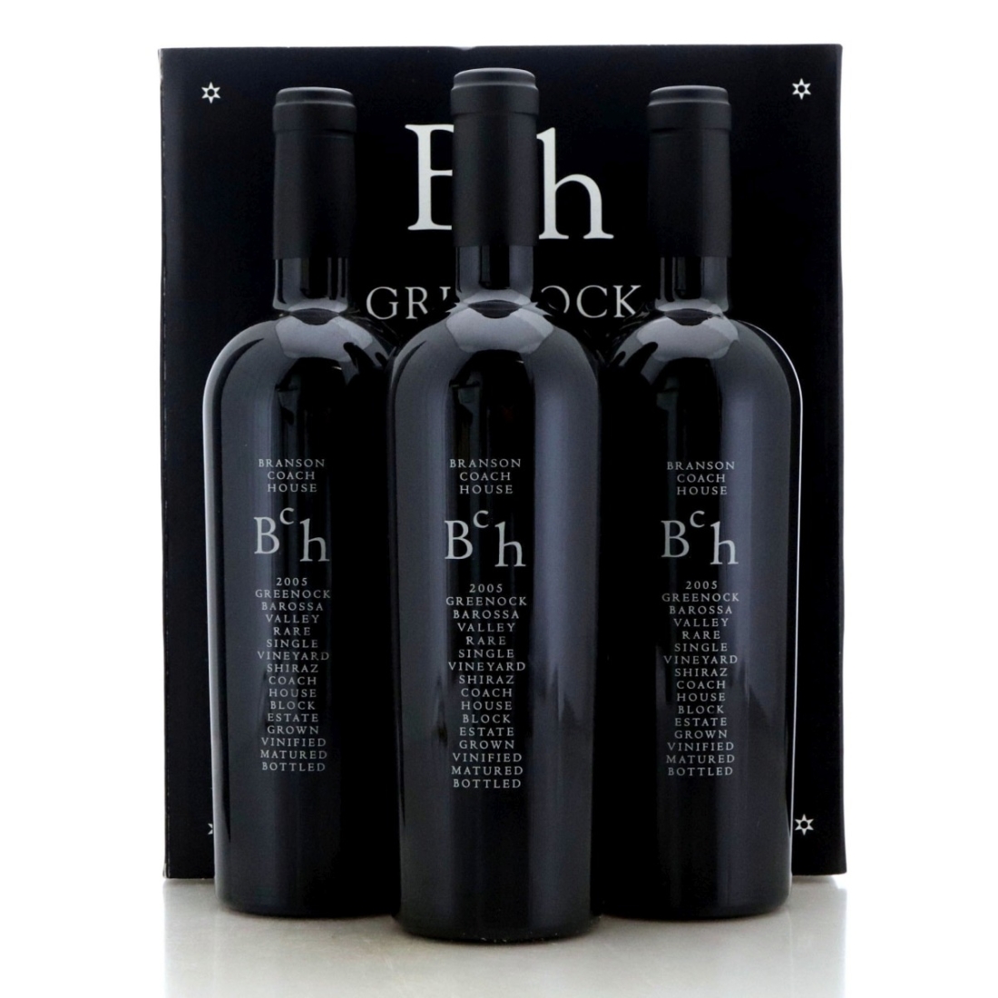 Image for Two Hands Branson Coach House Greenock Rare Single Vineyard Shiraz 2005 x 3