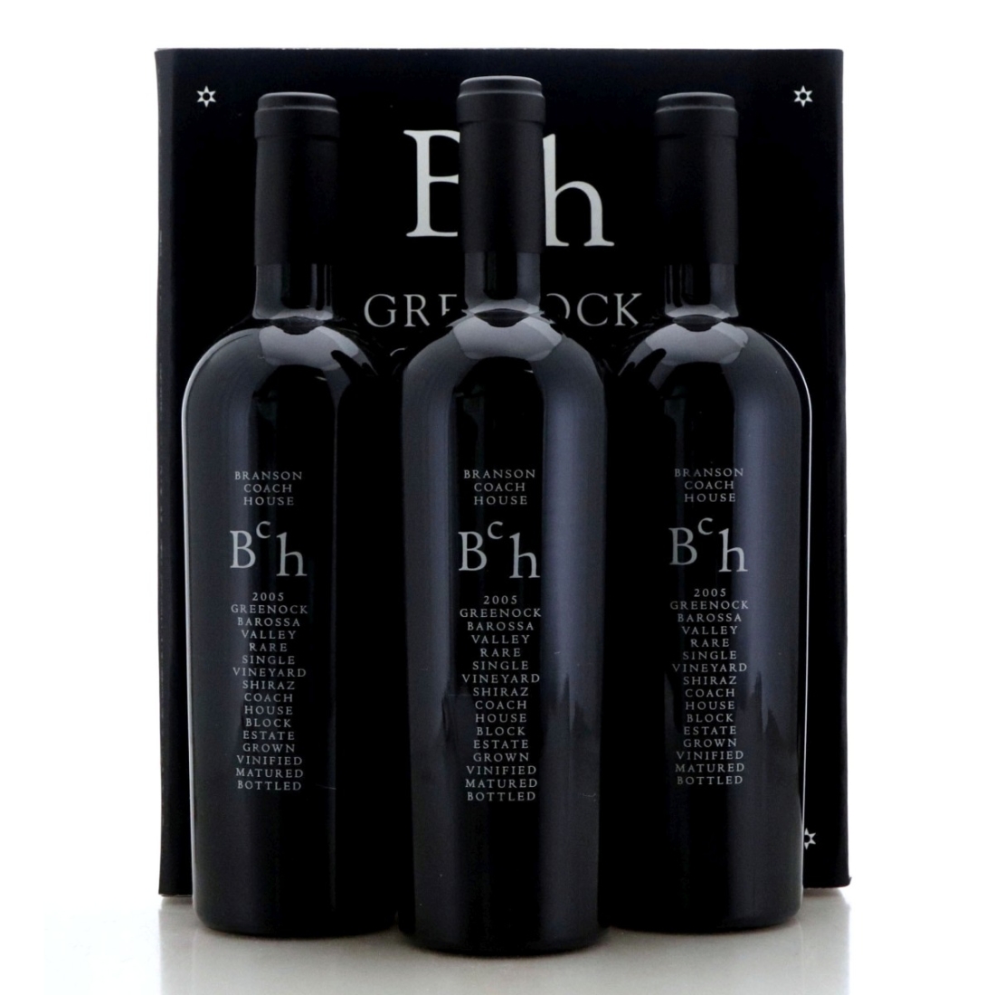 Image for Two Hands Branson Coach House Greenock Rare Single Vineyard Shiraz 2005 x 3