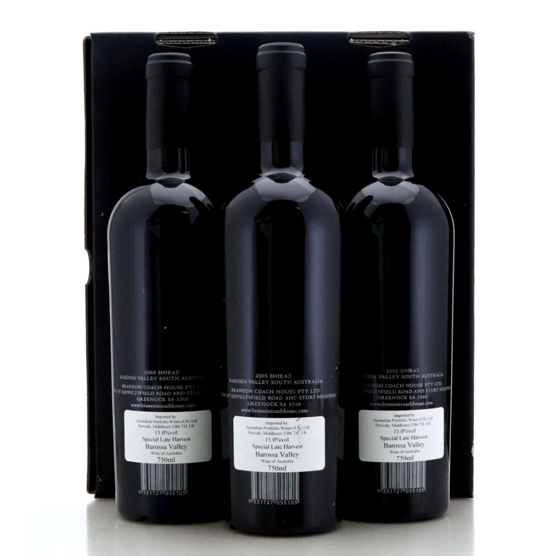 Image for Two Hands Branson Coach House Greenock Rare Single Vineyard Shiraz 2005 x 3