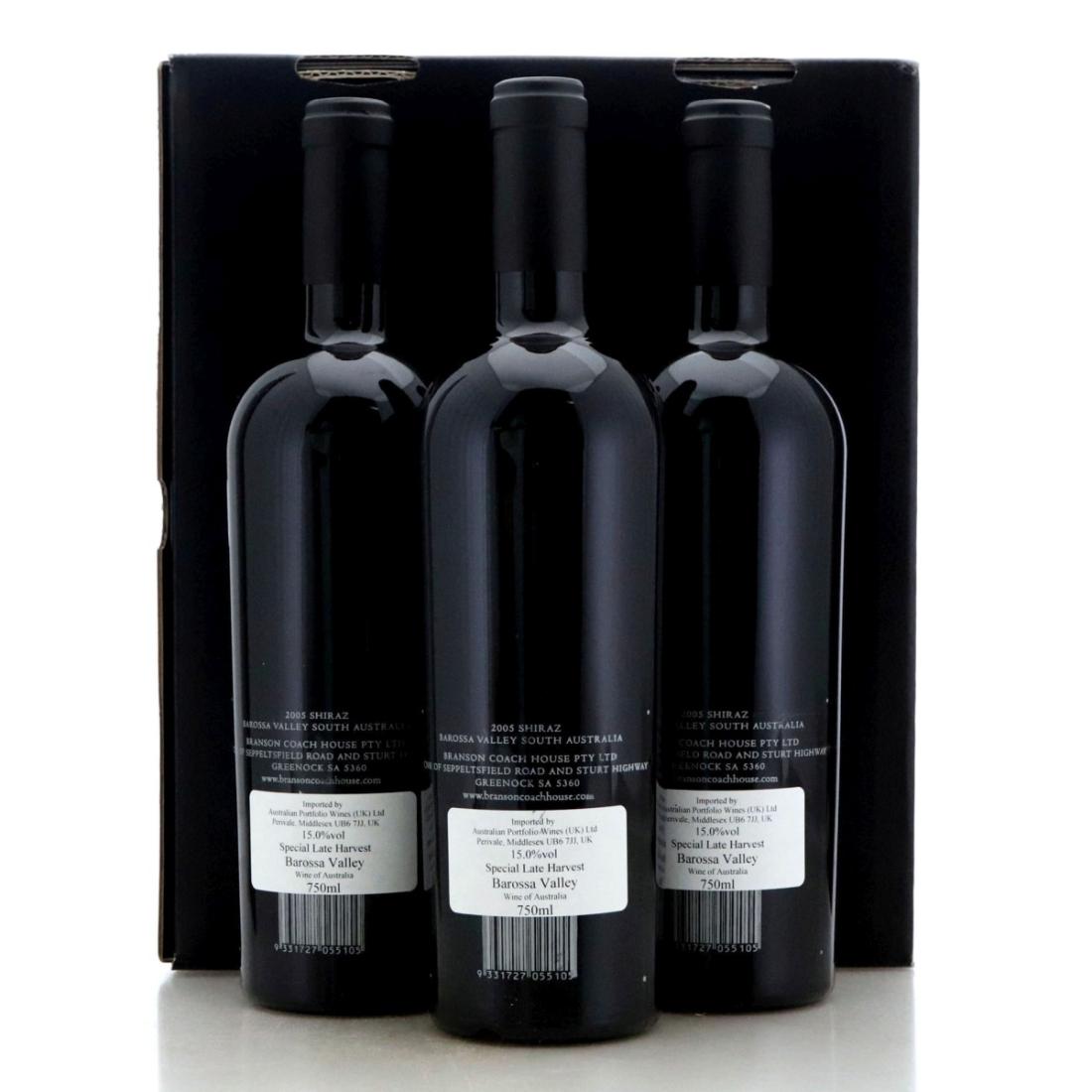 Image for Two Hands Branson Coach House Greenock Rare Single Vineyard Shiraz 2005 x 3