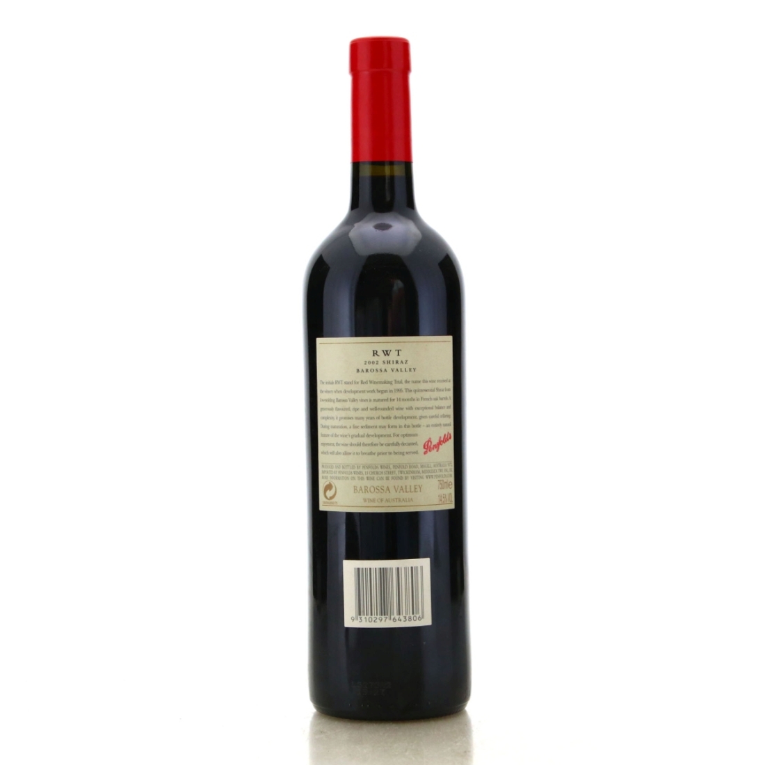 Image for Penfolds RWT Shiraz 2002