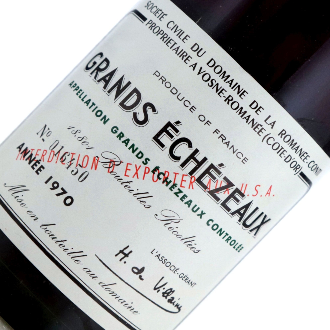 Image for Domaine de la Romanée-Conti 1970