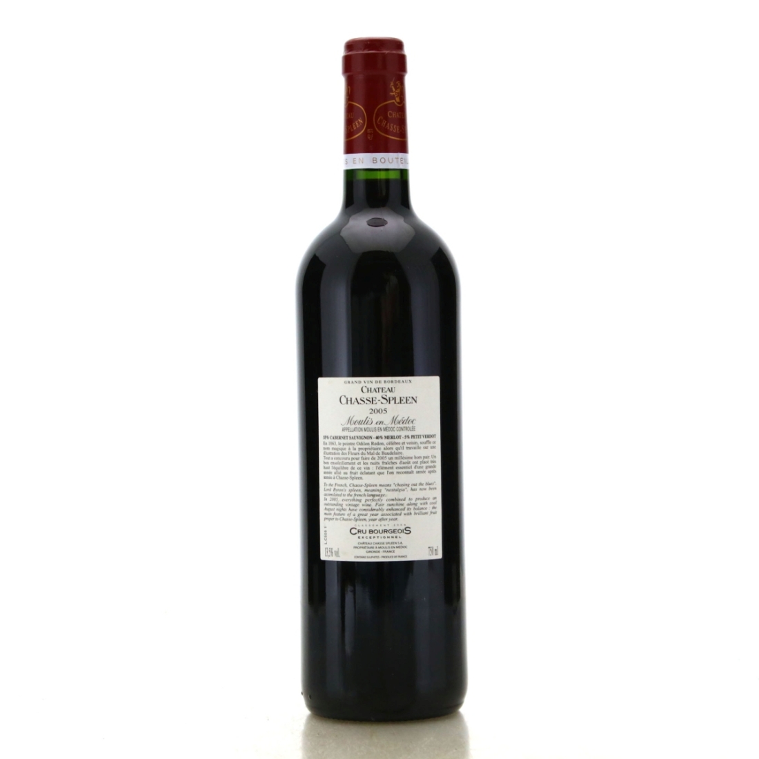 Image for Château Chasse-Spleen 2005 