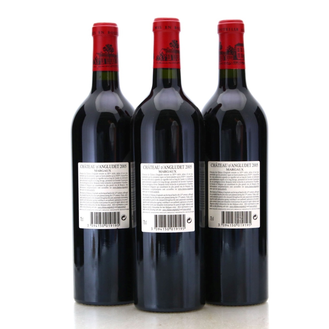 Image for Château D'Angludet 2005 x 3