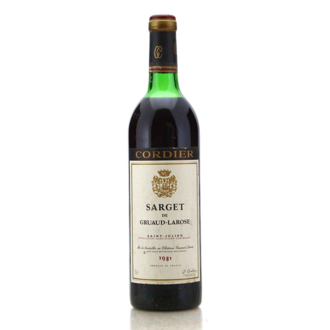 Image for Sarget de Gruaud Larose 1981