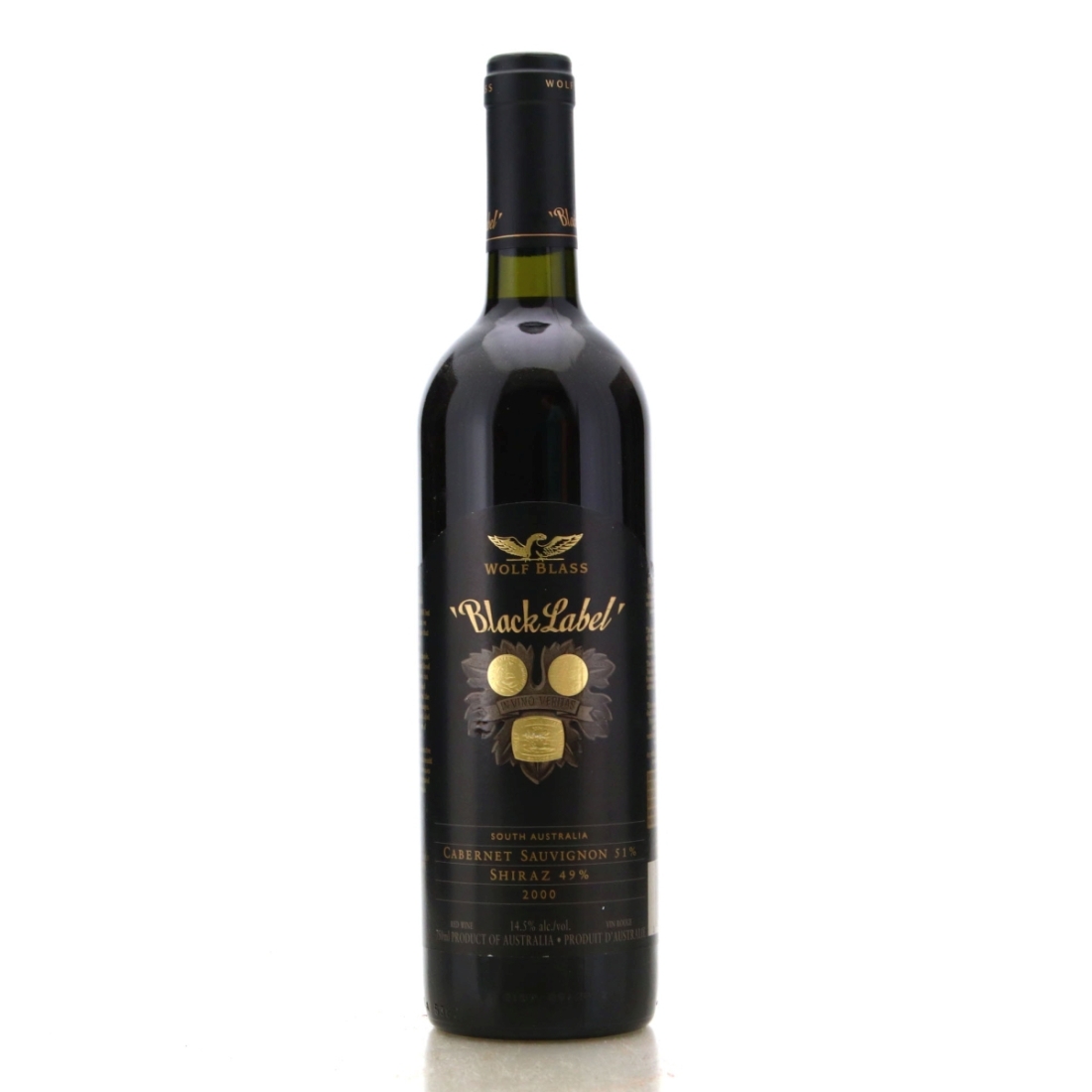 Image for Wolf Blass Black Label Shiraz Cabernet Sauvignon 2000