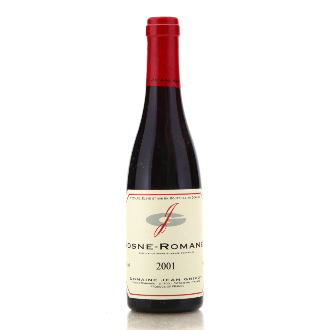 Image for Domaine Jean Grivot 2001 / Half Bottle