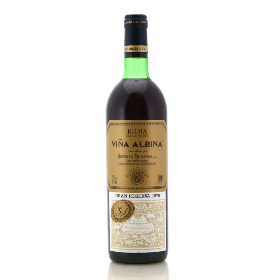 Image for Bodegas Riojanas Viña Albina 1978