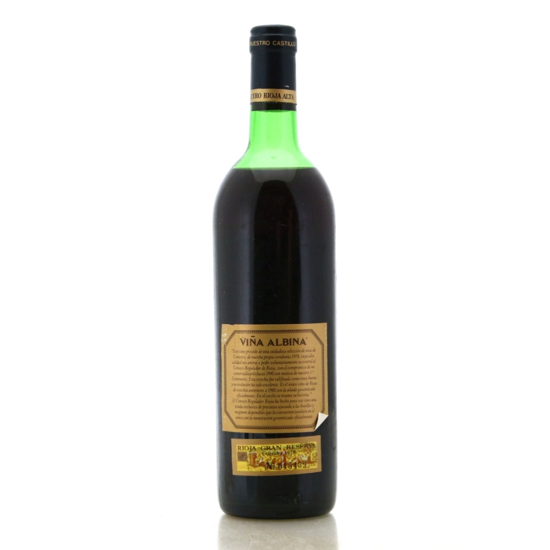 Image for Bodegas Riojanas Viña Albina 1978