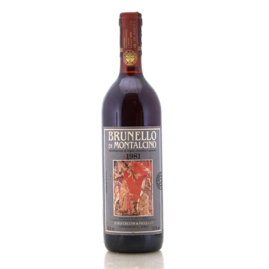 Image for Luigi Cecchi 1981 Brunello di Montalcino